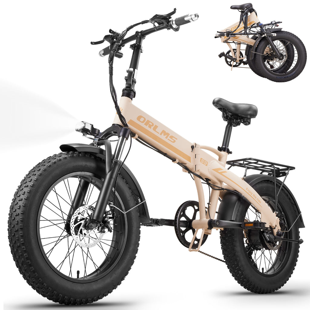 MENORX S9 Fodable Ebike 48V 13Ah 750W Peak 20" All-Terrain Fat Tire