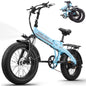 MENORX S9 Fodable Ebike 48V 13Ah 750W Peak 20" All-Terrain Fat Tire