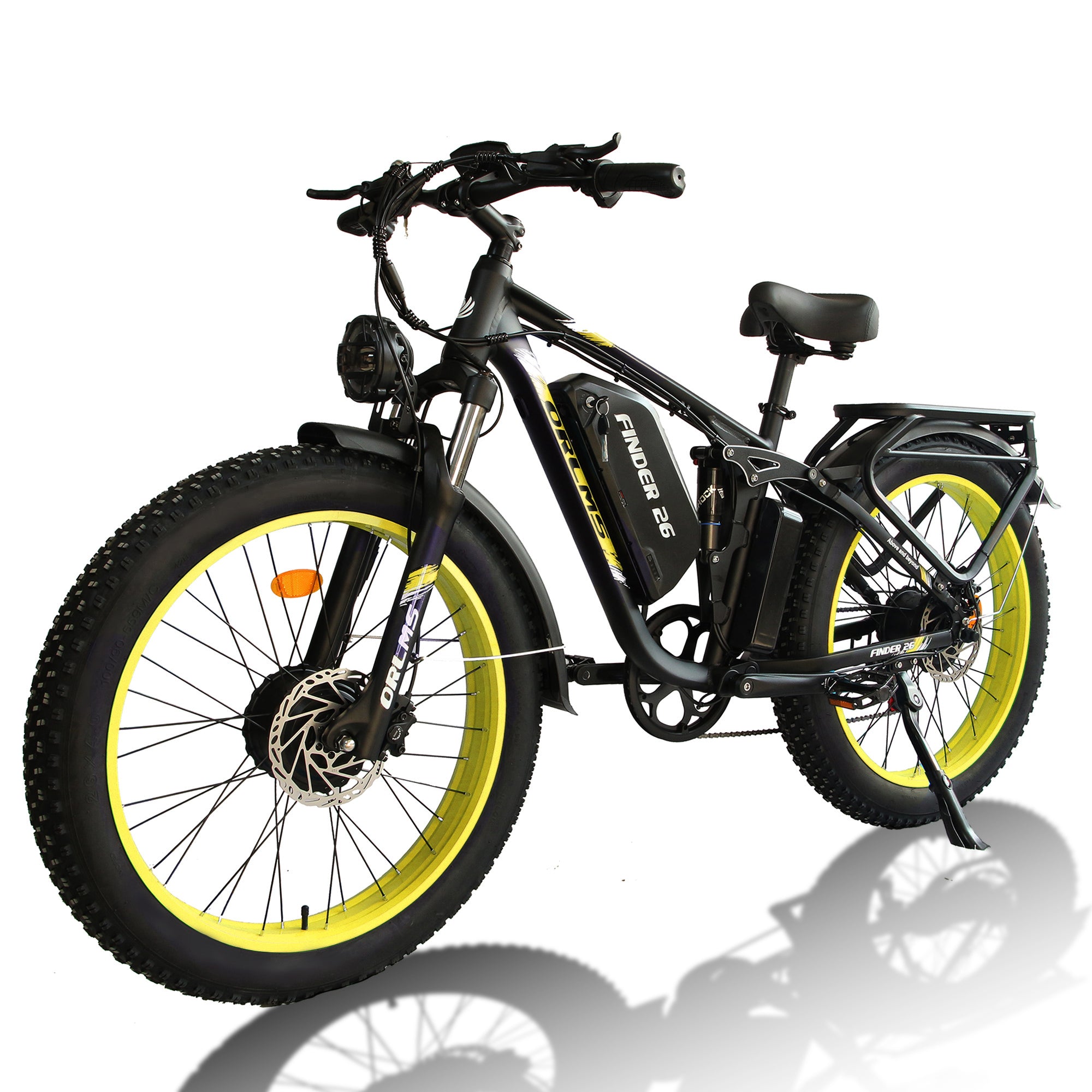 MENORX Finder 26 Dual Motor Electric Bike 26"x4" Fat Tire Full Suspension