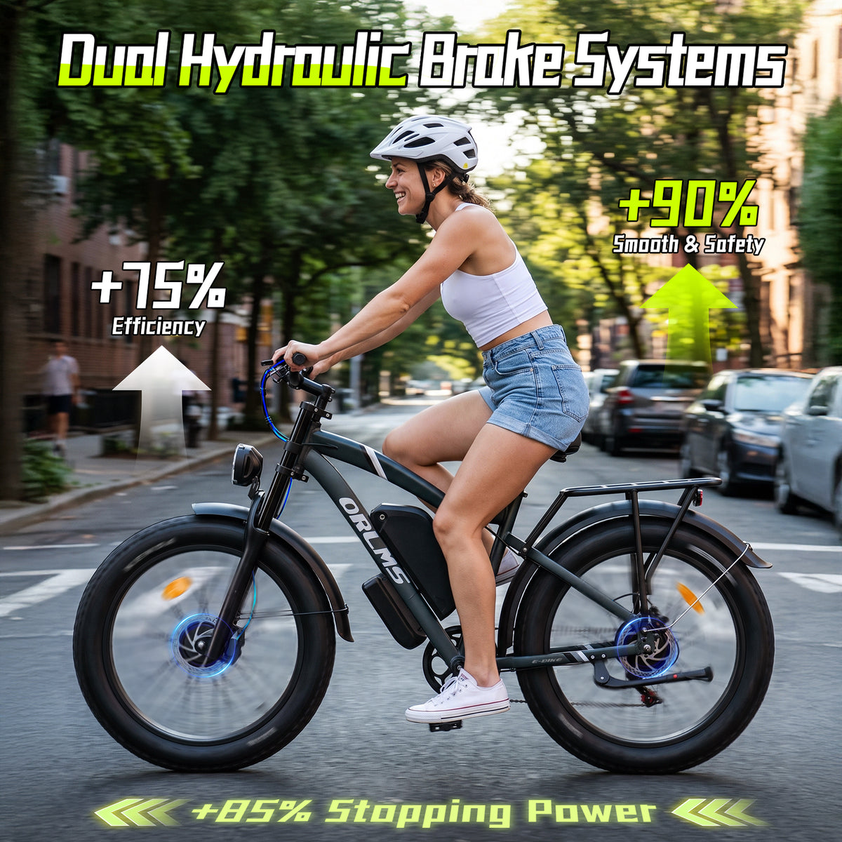 MENORX MX500 Dual Motor Ebike 24" Fat Tire 52V/25Ah 8000W Peak