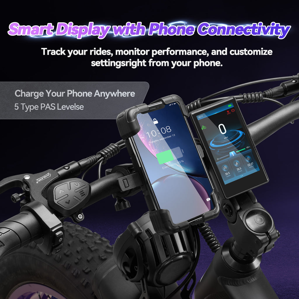 MENORX X3 Dual Motor Electric Bike 26"x4" Fat Tire  Full Suspension