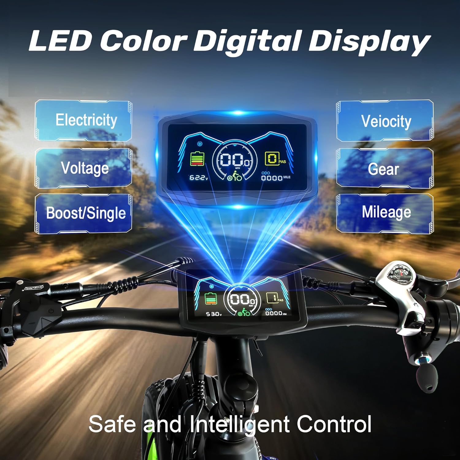 MENORX Finder 26 Dual Motor Electric Bike 26"x4" Fat Tire Full Suspension