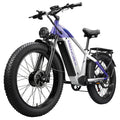 MENORX STORM-X Dual Motor Electric Bike 26"x4" Fat Tire Full Suspension