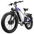 MENORX STORM-X Dual Motor Electric Bike 26"x4" Fat Tire Full Suspension