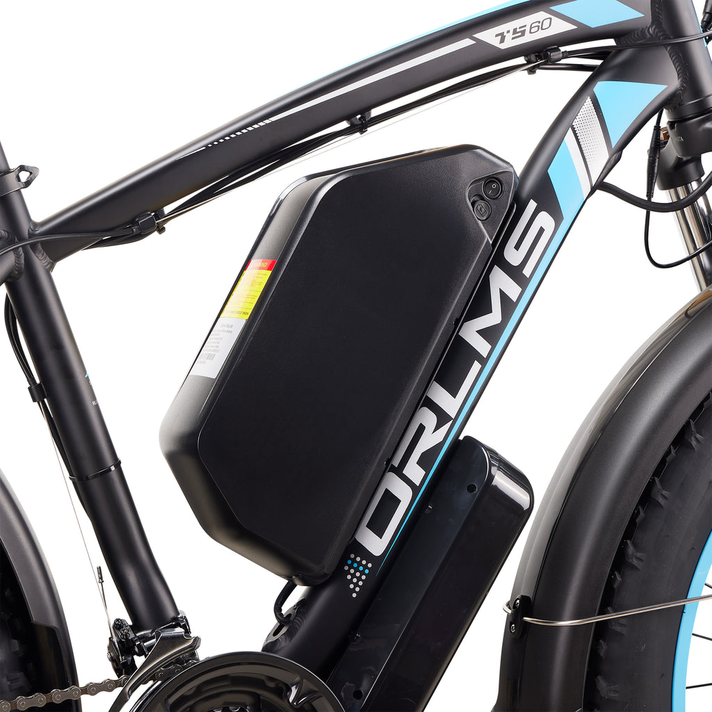 60V 25Ah Lithium Battery, Removable E-Bike Replacement Battery
