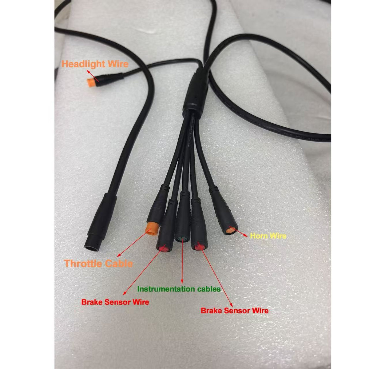 Electric Bike Controller Main Wiring Harness