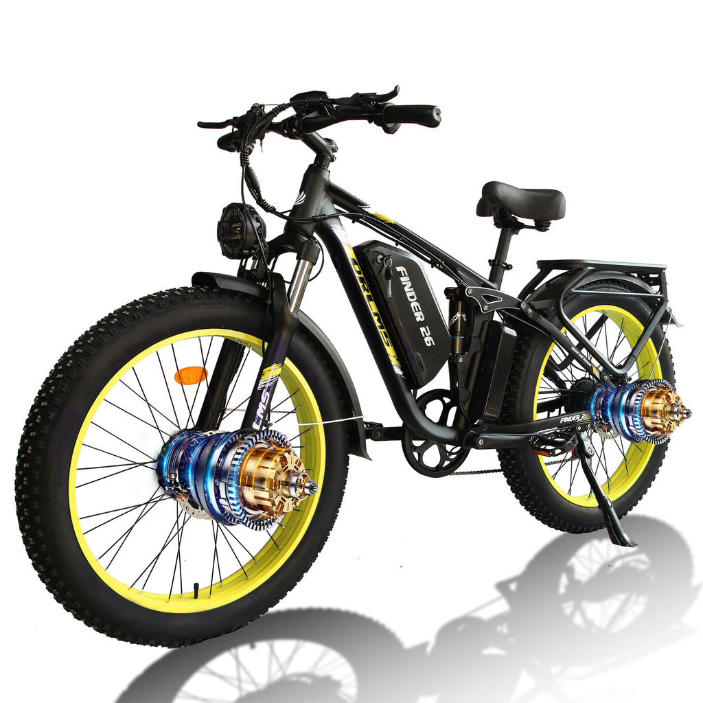 MENORX Finder 26 Dual Motor Electric Bike 26"x4" Fat Tire Full Suspension