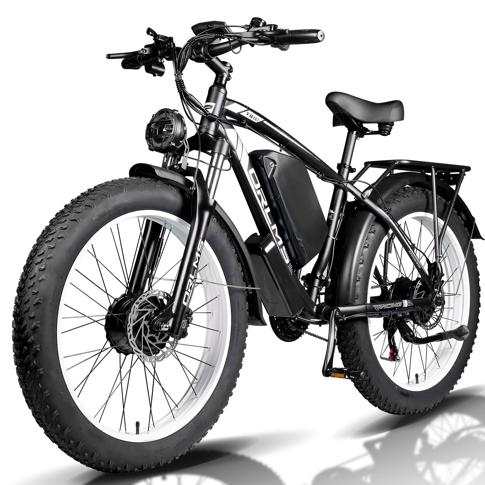 MENORX TS60 Dual Motor Ebike 60V 25Ah 6000W Peak 26" All-Terrain Fat Tire