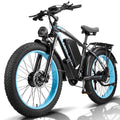 MENORX TS60 Dual Motor Ebike 60V 25Ah 6000W Peak 26" All-Terrain Fat Tire