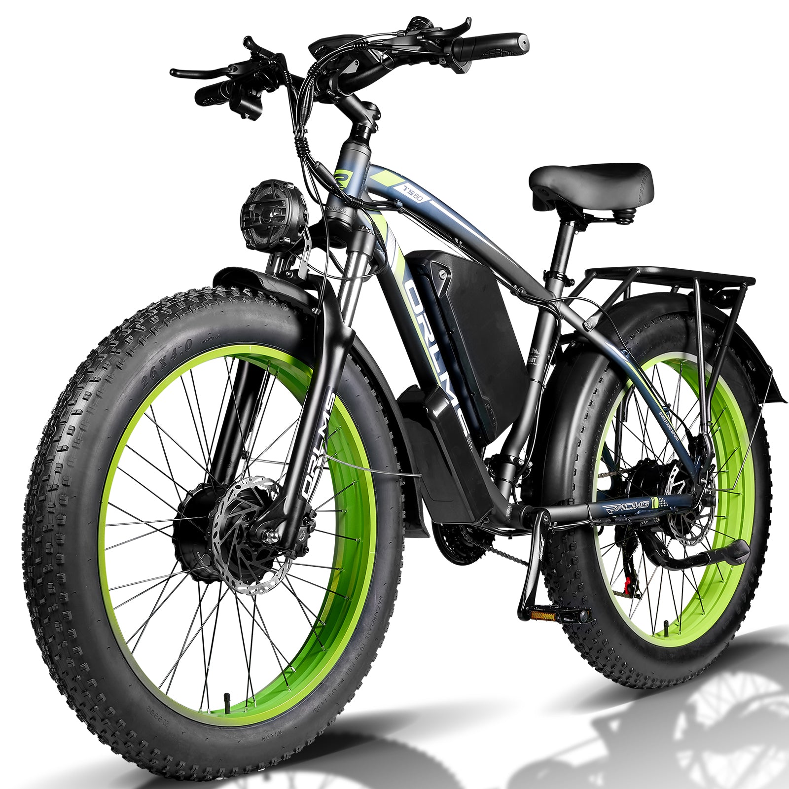 MENORX TS60 Dual Motor Ebike 60V 25Ah 6000W Peak 26" All-Terrain Fat Tire