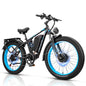 MENORX X3 Dual Motor Electric Bike 26"x4" Fat Tire  Full Suspension